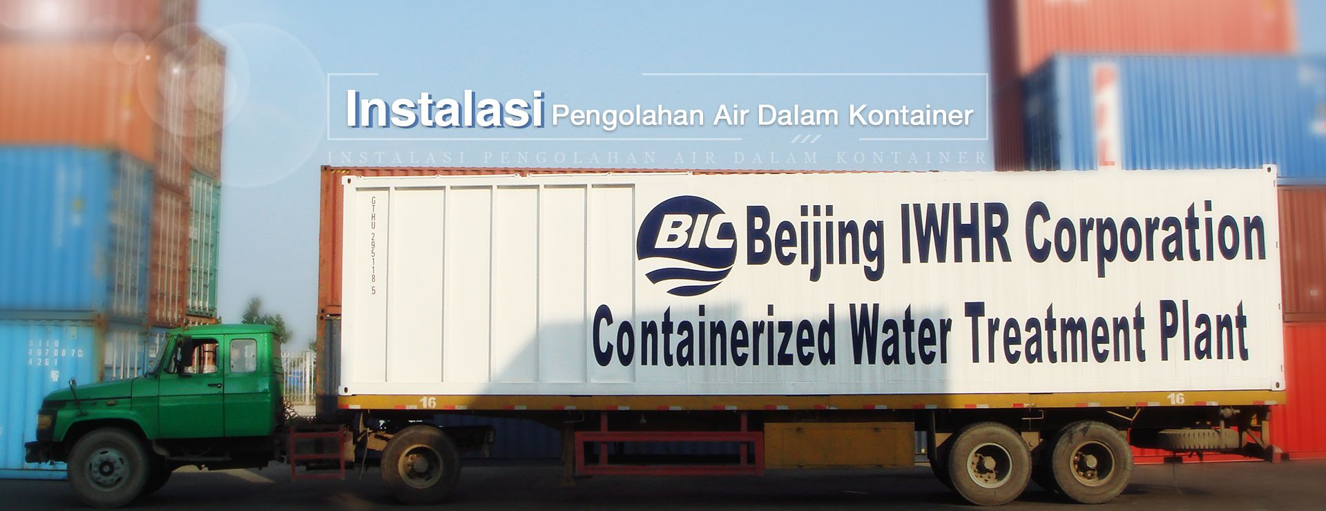 Instalasi Pengolahan Air Dalam Kontainer