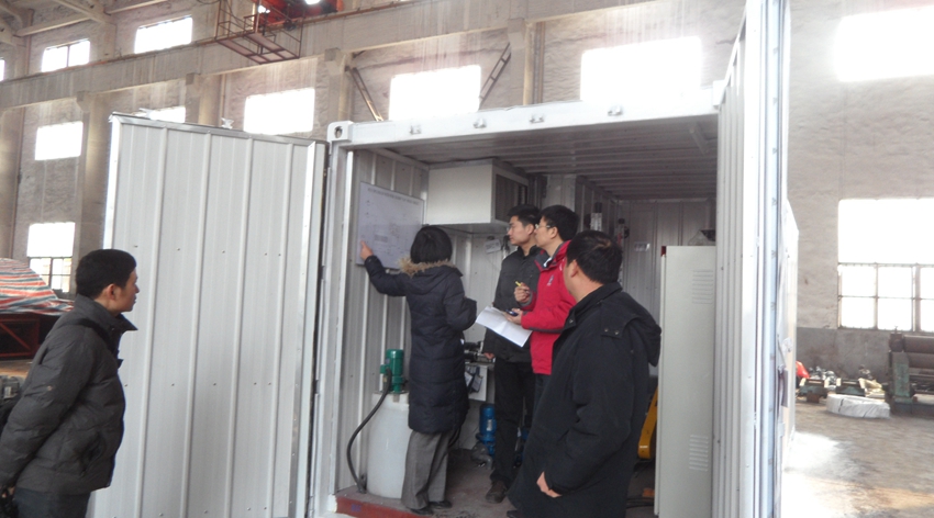 Congo container sewage treatment system