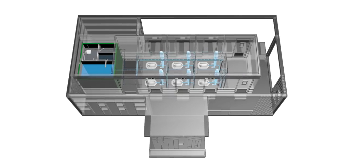 Toilet bersirkulasi sendiri